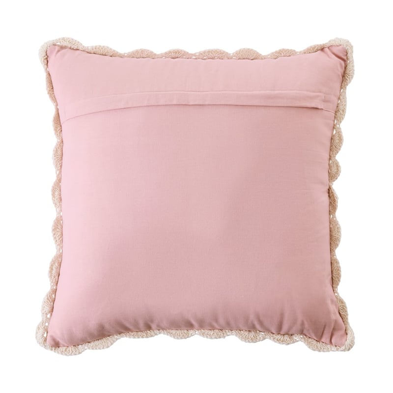 Lara Blush Velvet Cushion