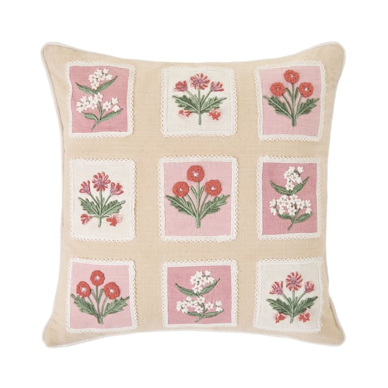 Aria Pinks Floral Cushion