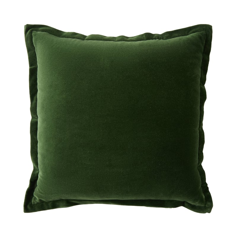 Lola Spinach Velvet Cushion