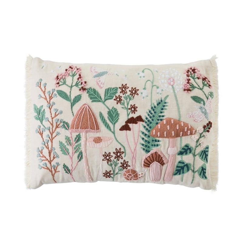 Amanita Natural Mushroom Cushion