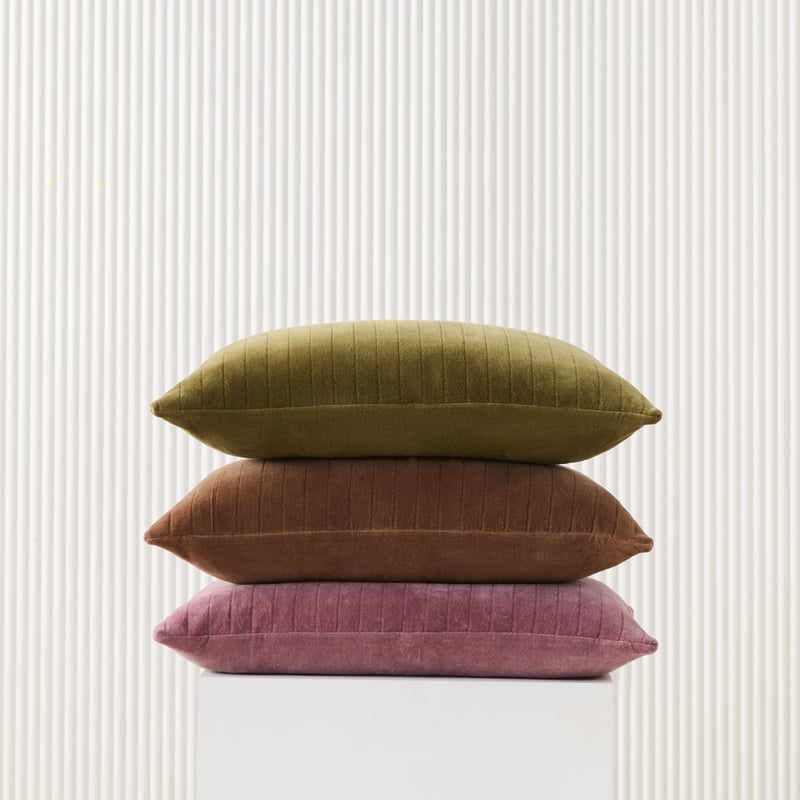 Trinity Moss Velvet Cushion