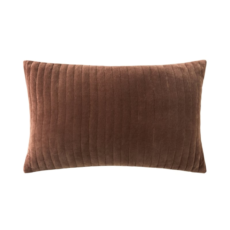 Trinity Chocolate Velvet Cushion