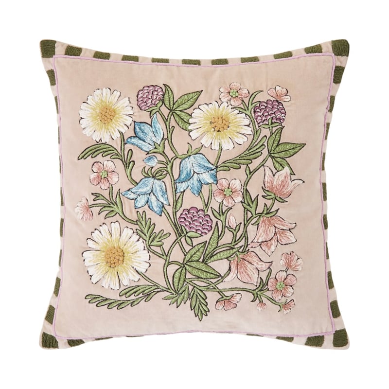Millie Bouquet Natural & Green Cushion