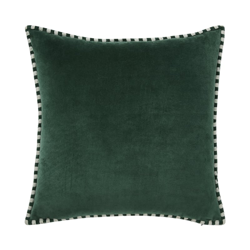 Allegra Peacock Velvet Pine Cushion