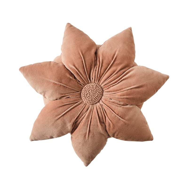 Valerie Maple Sugar Velvet Cushion