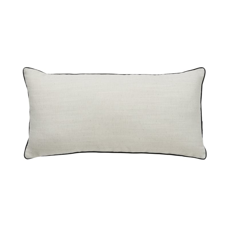 Bobbie Natural & Charcoal Stripe Bolster Cushion