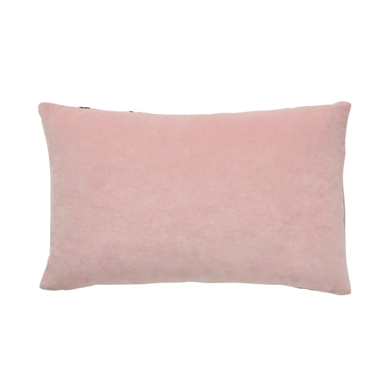 Rosalie Pink Velvet Cushion