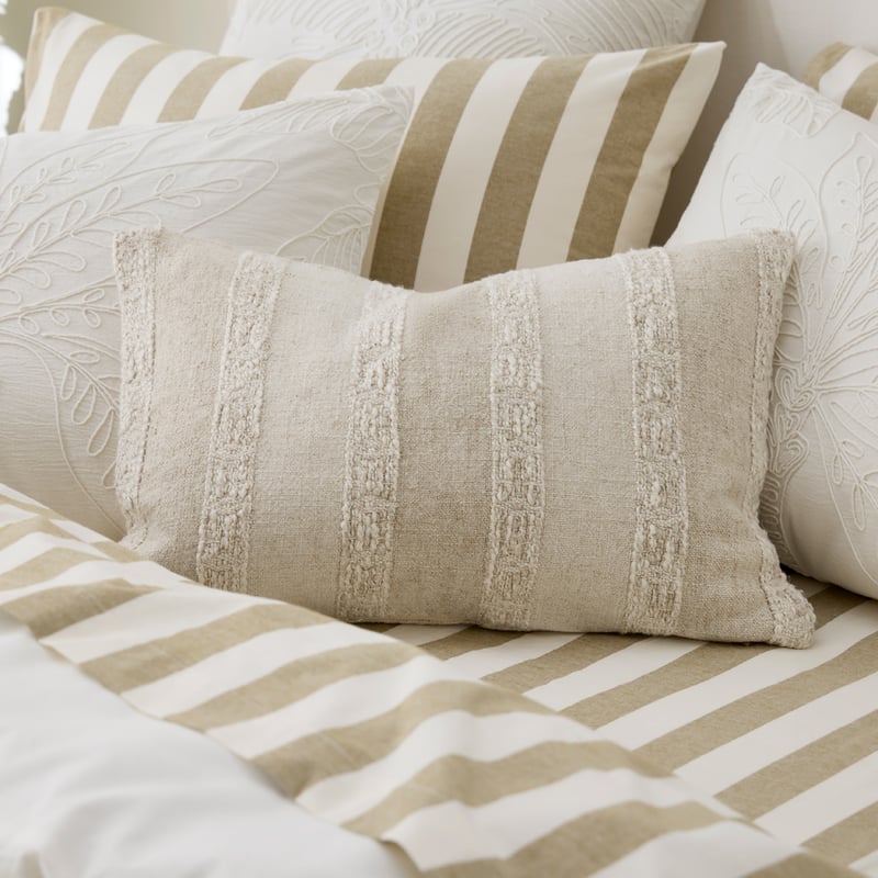 Finley Natural Stripe Cushion