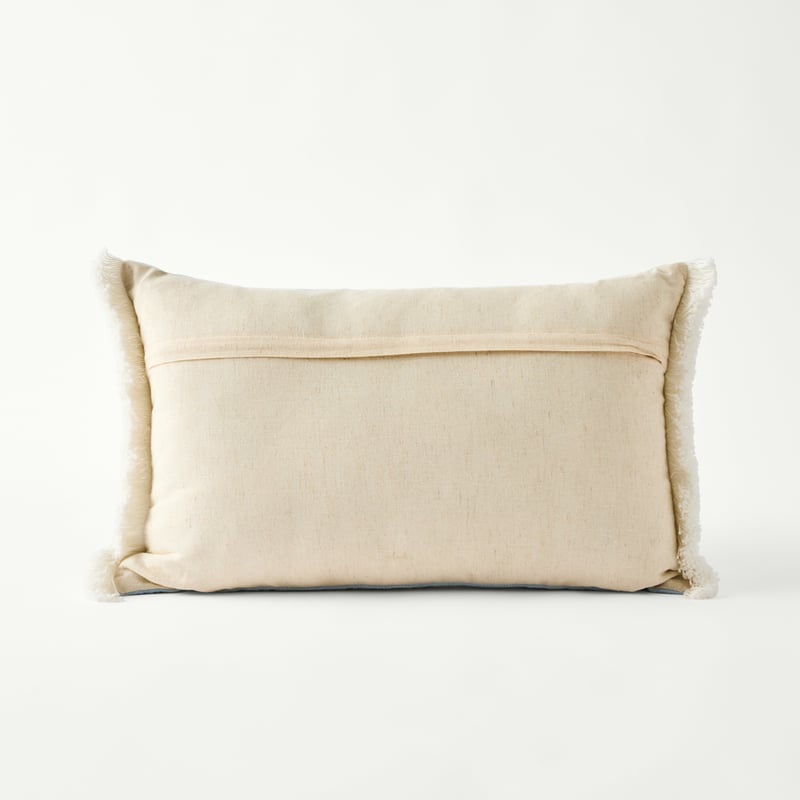 Kaia Cashmere Blue Velvet Cushion