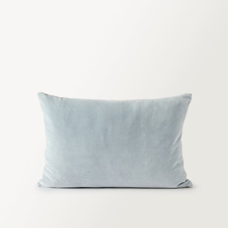 Stella Blue Velvet Cushion