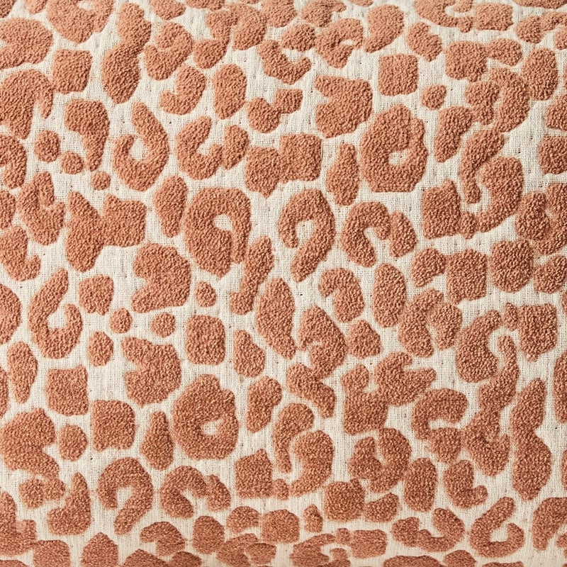 Safari Brown Leopard Cushion