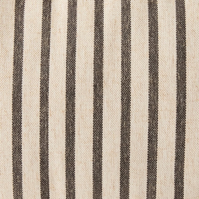 Tommy Natural & Charcoal Stripe Bolster Cushion