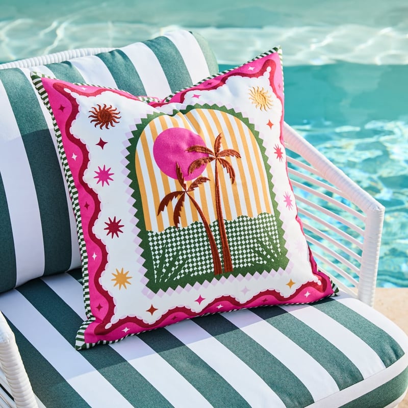 Byron Palm Outdoor Cushion