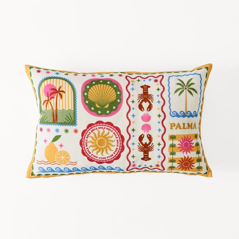 Byron Postcard Outdoor Cushion