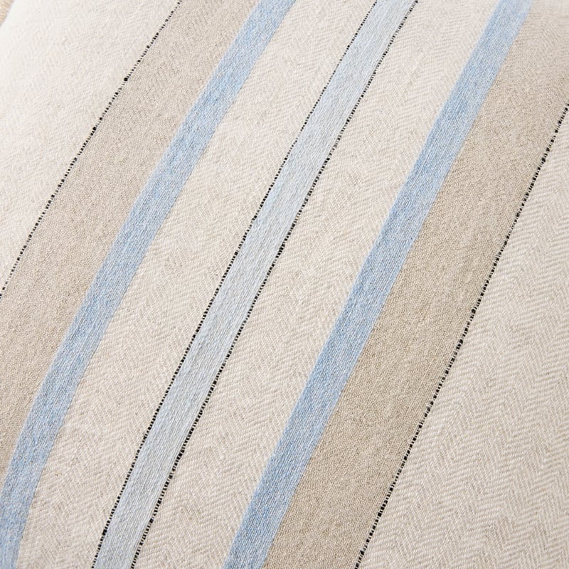 Indra Cashmere Blue Linen Cushion
