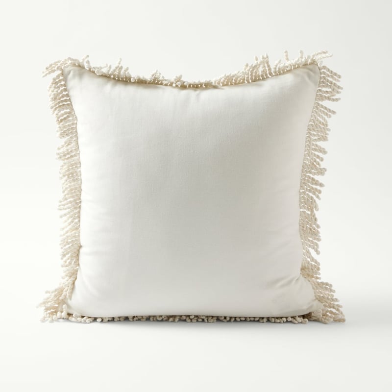 La Palmier Natural Square Cushion