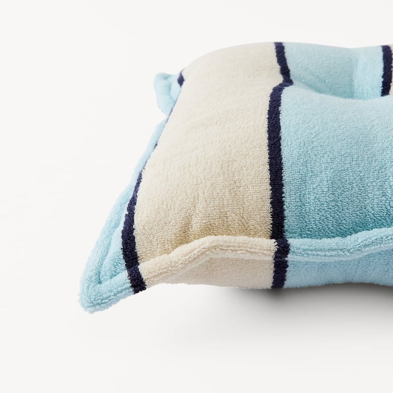 Lorne Blue Outdoor Terry Chair Pad