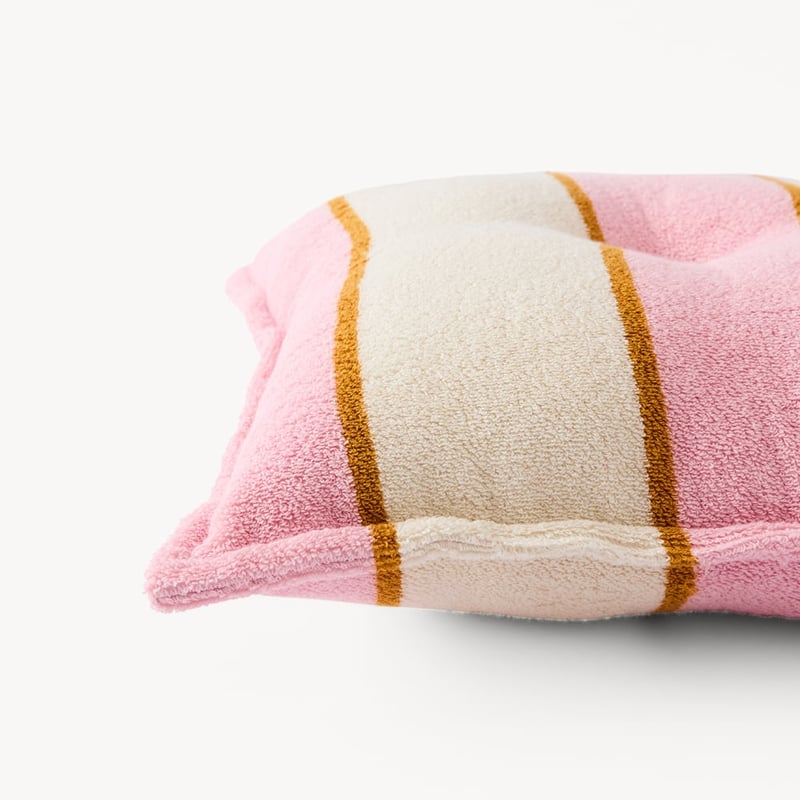 Lorne Pink Outdoor Terry Chair Pad