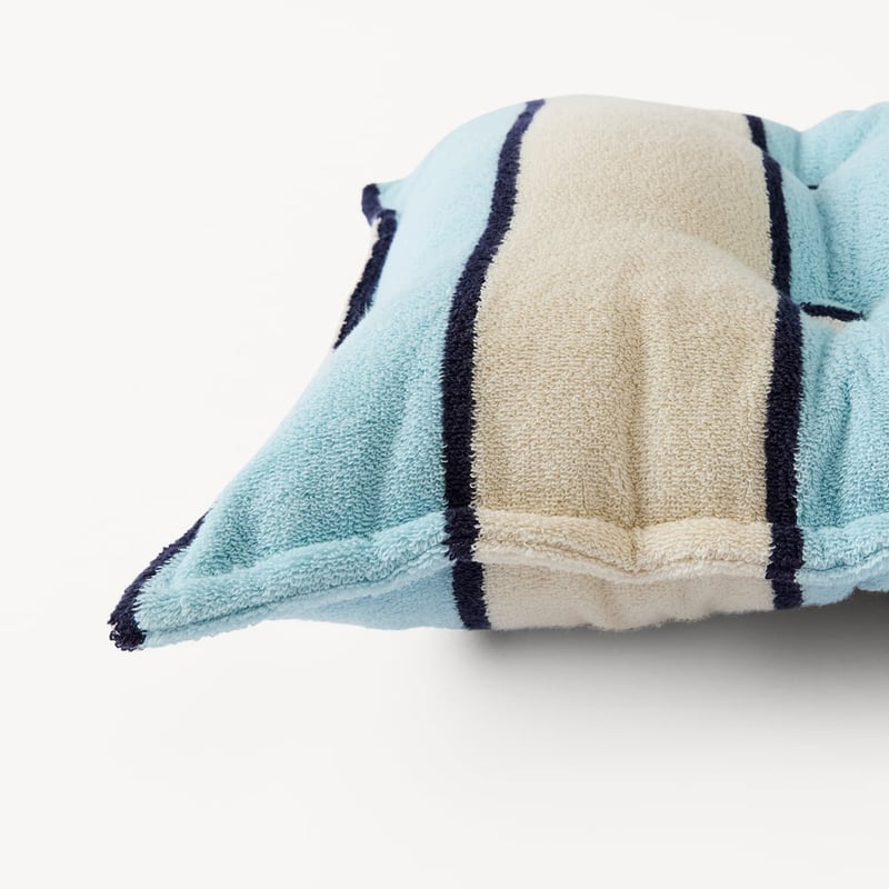 Lorne Blue Outdoor Terry Bench Seat Cushion