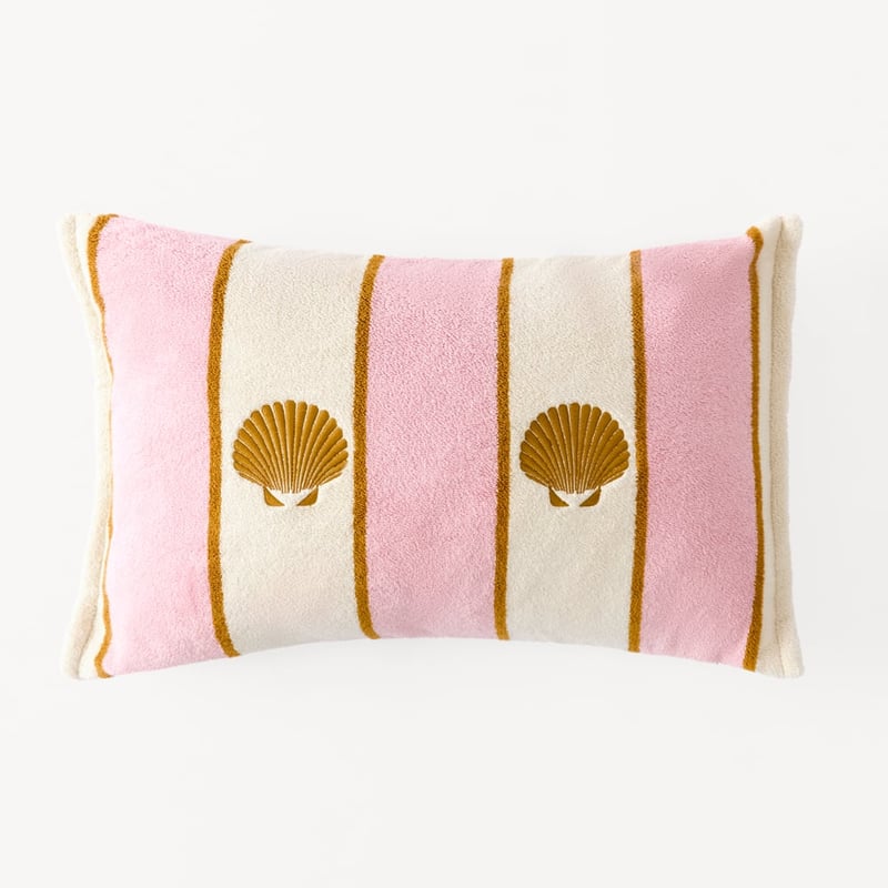 Lorne Pink Shell Outdoor Terry Cushion