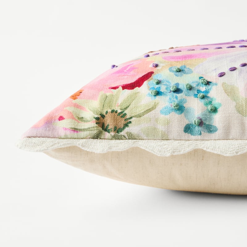 Lottie Floral Pinks Cushion