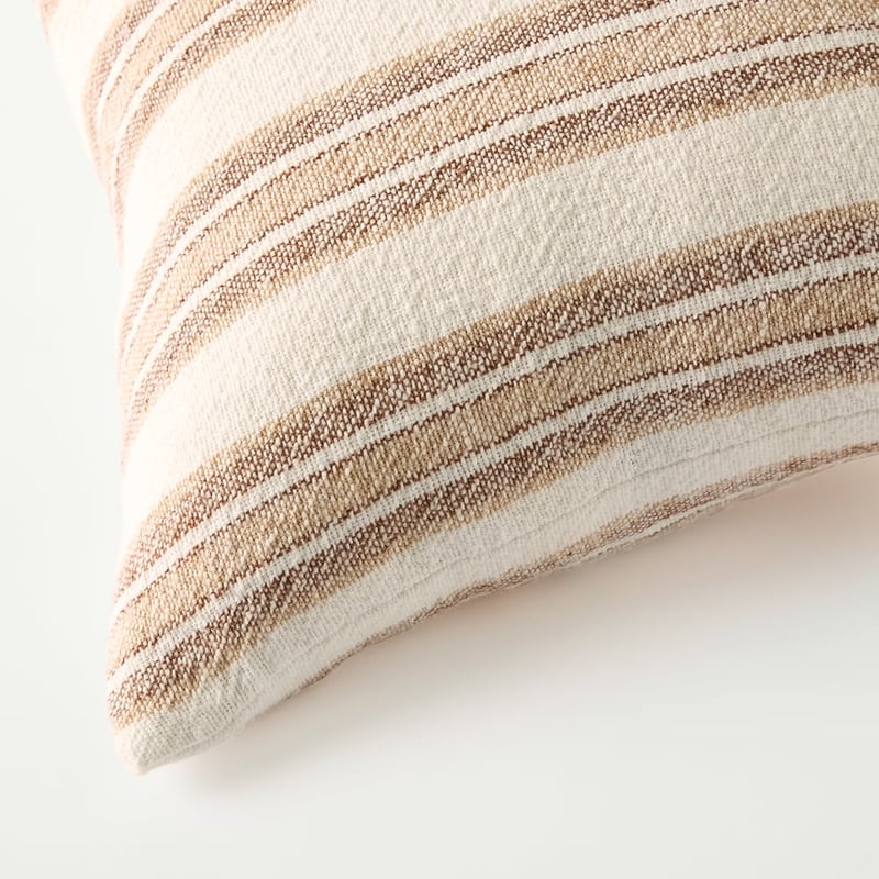 Bellarine Natural Stripe Cushion