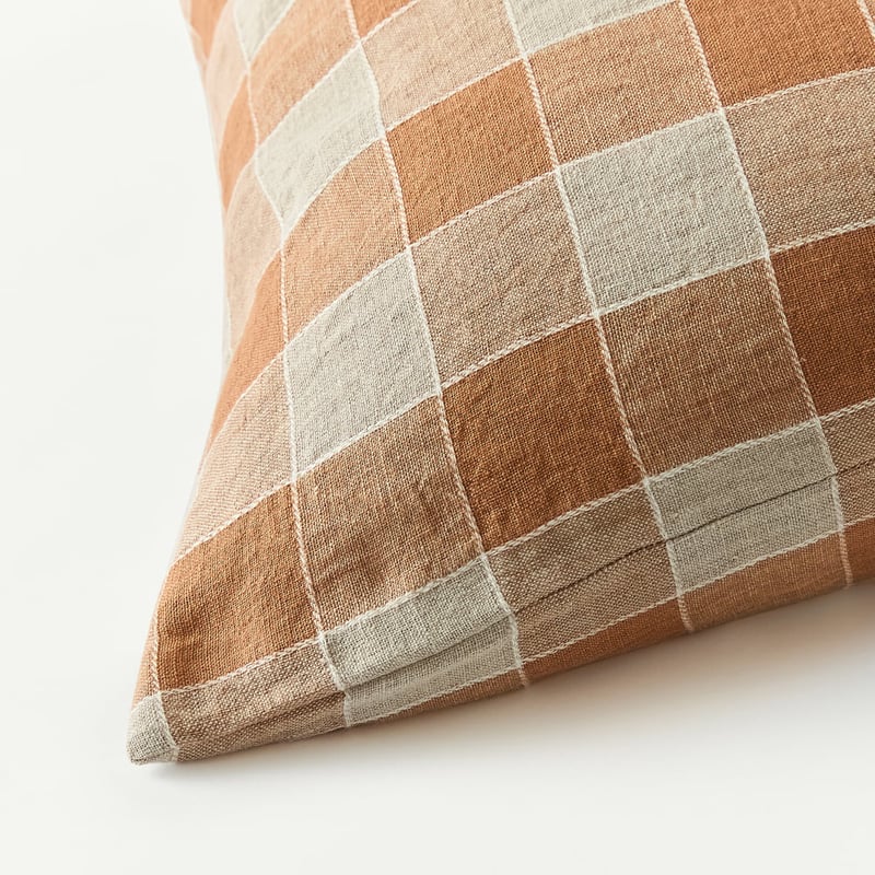 Dalton Brown Check Cushion