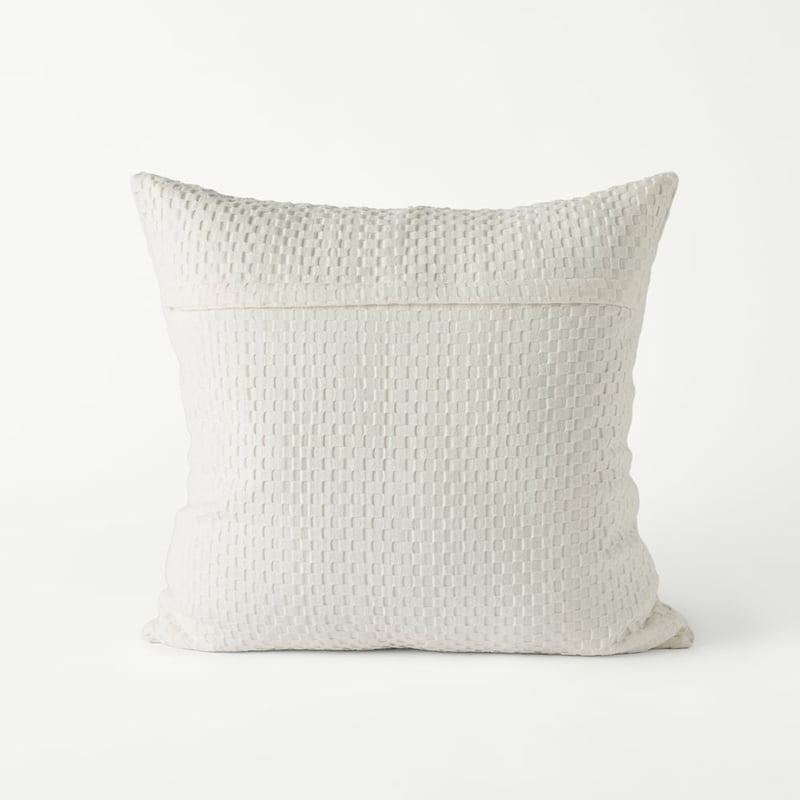 Pansy Yellow & Aqua Cushion