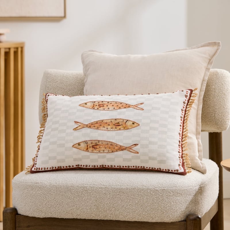 Island Paradise Fish Cushion