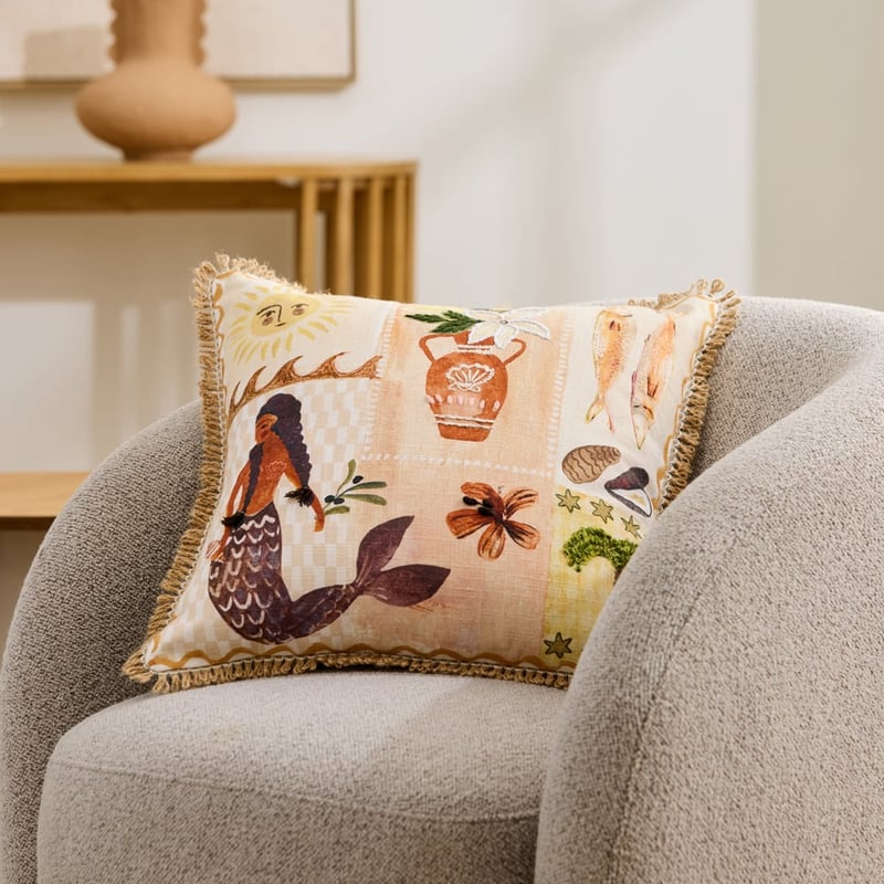 Island Paradise Mermaid Cushion