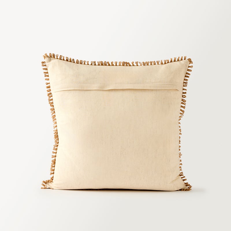 Sunset Palm Brown Cushion