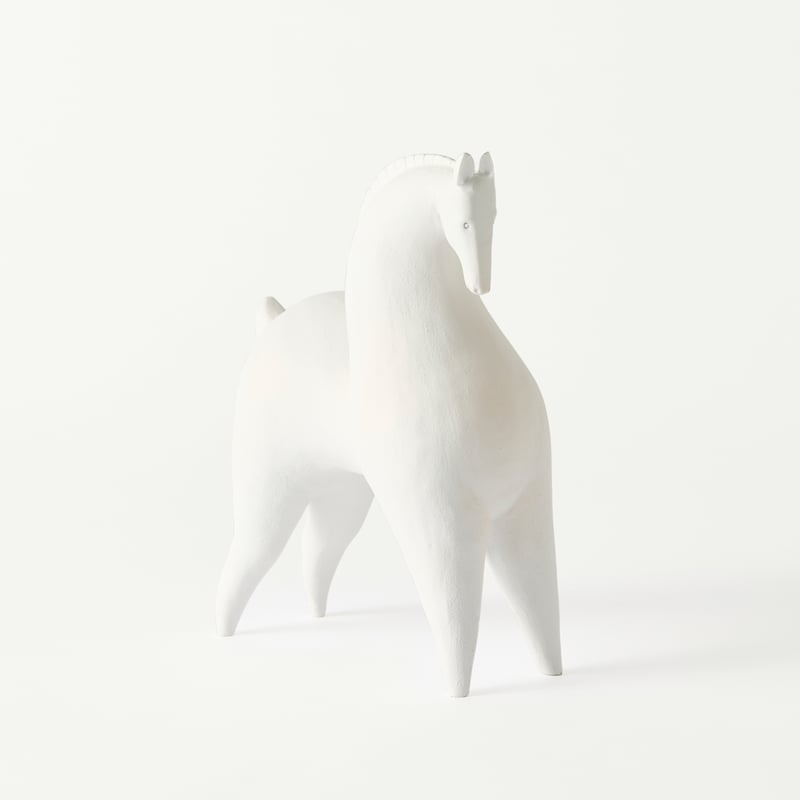 Equus White Tall Statue