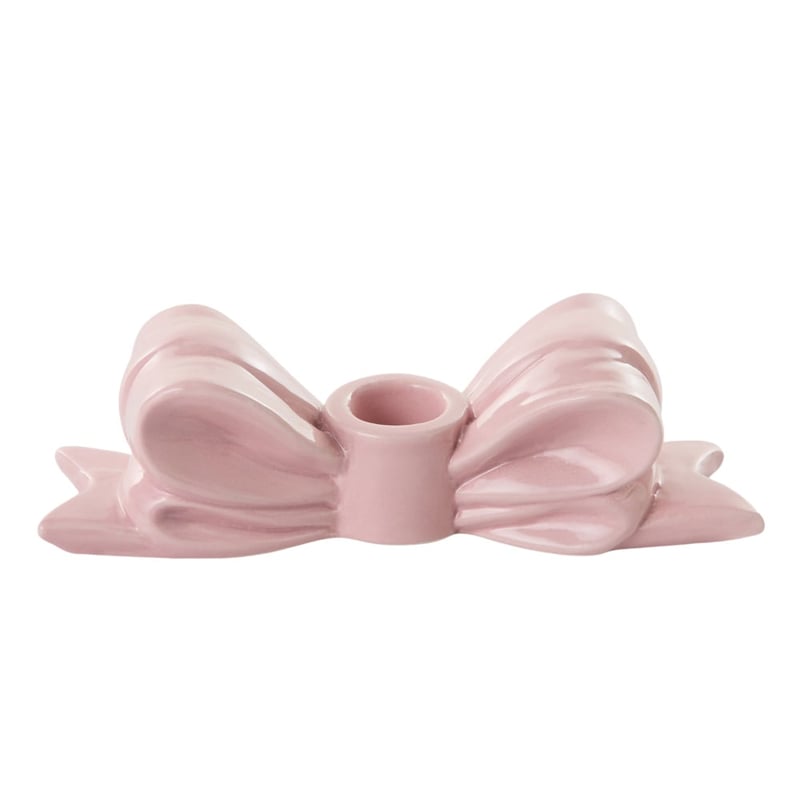 Pink Bow Candleholder