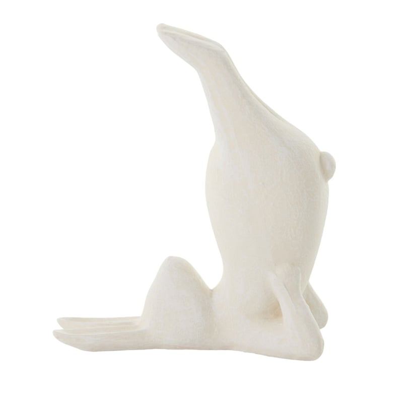 Legs In The Air White Yoga Bunny