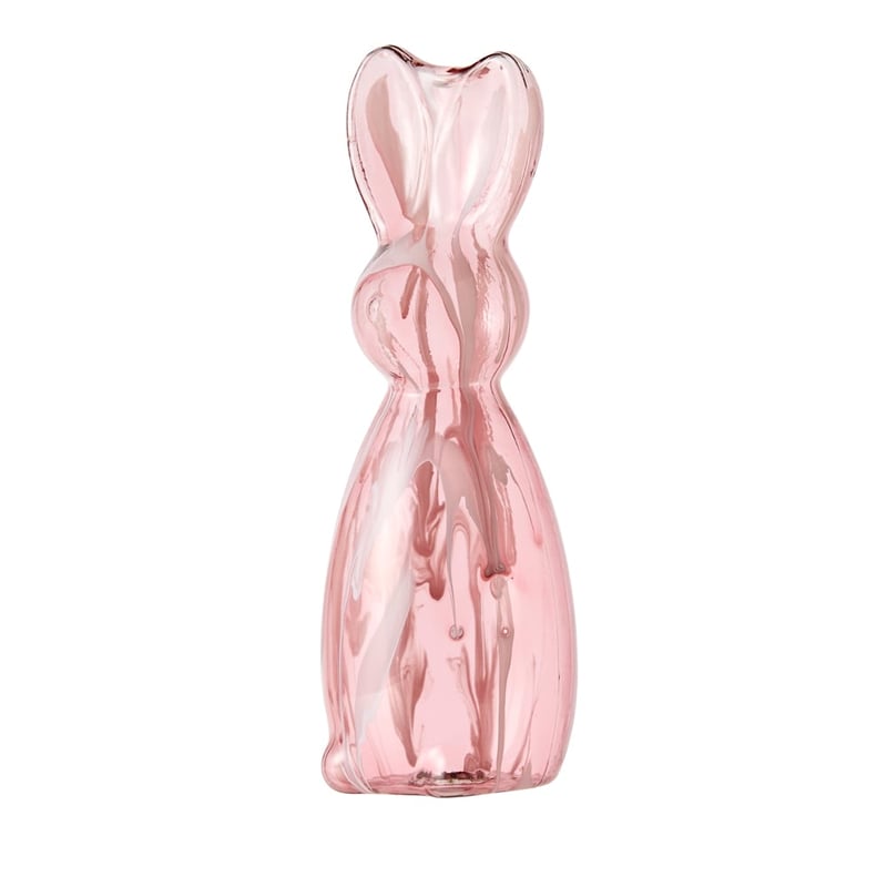 Pink Glass Bunny