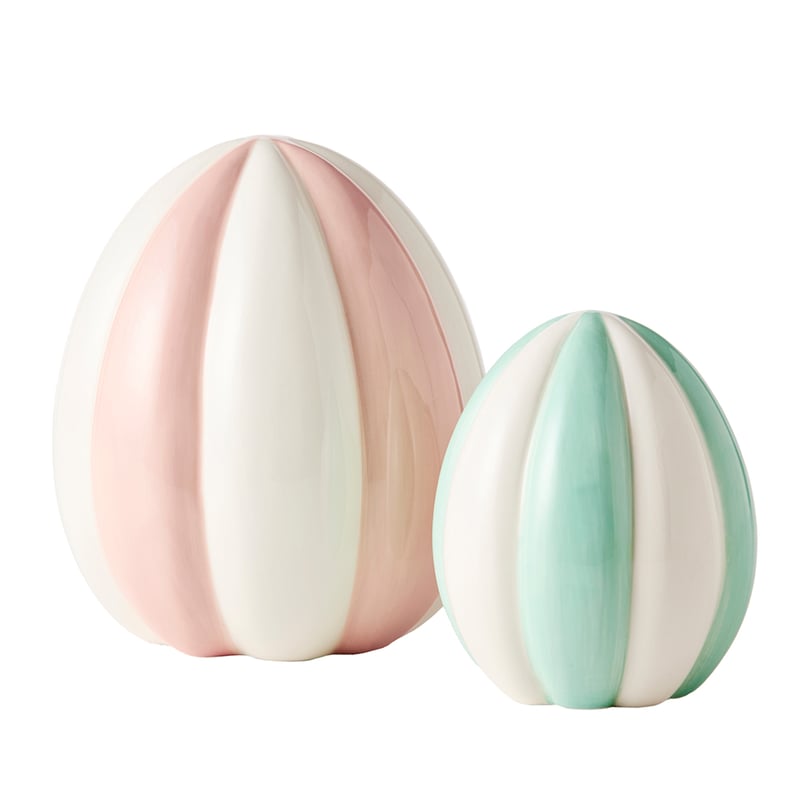 Easter Stripe Light Pink Egg