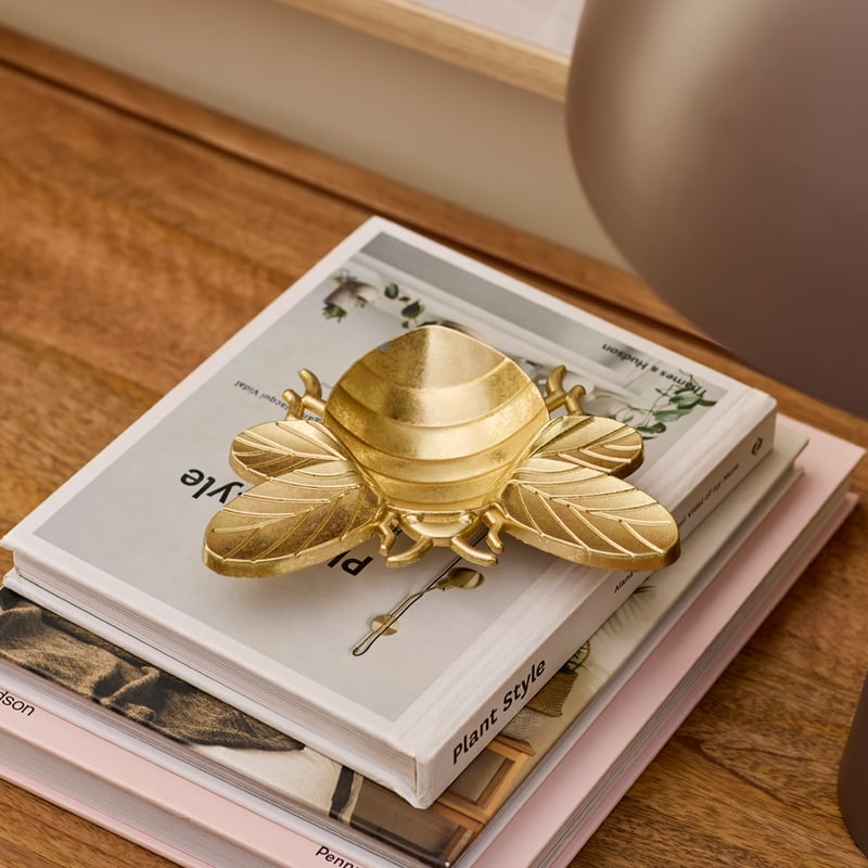Gold Bee Trinket Dish