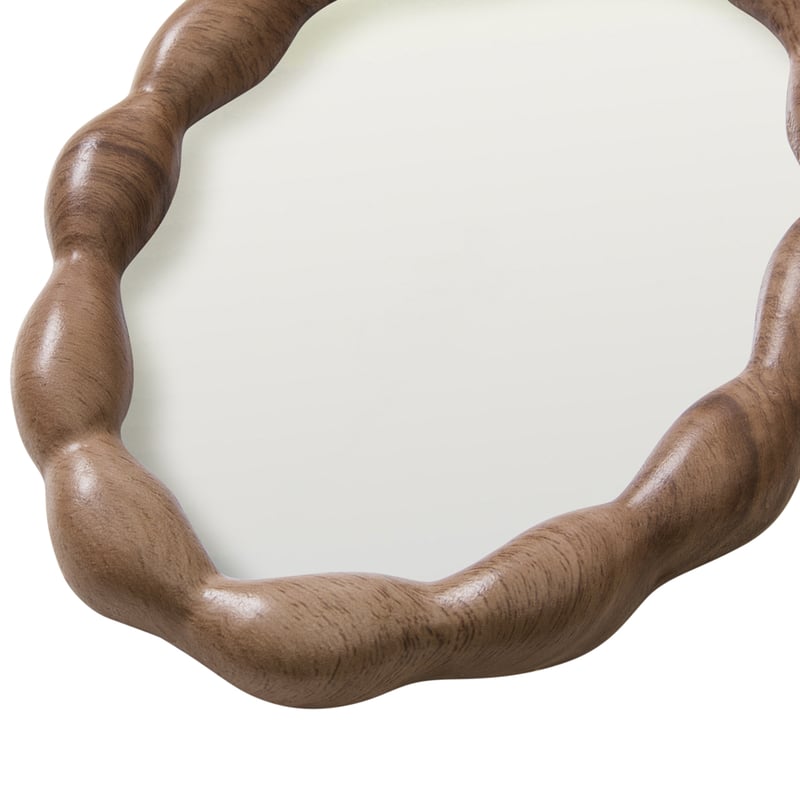Luana Brown Oval Frame