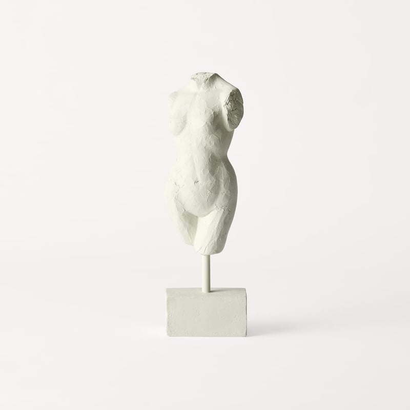 Torso Off White Statue