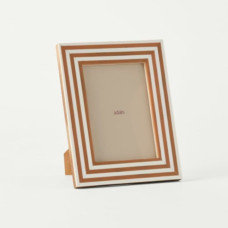 Capri Pecan Stripe Photo Frame
