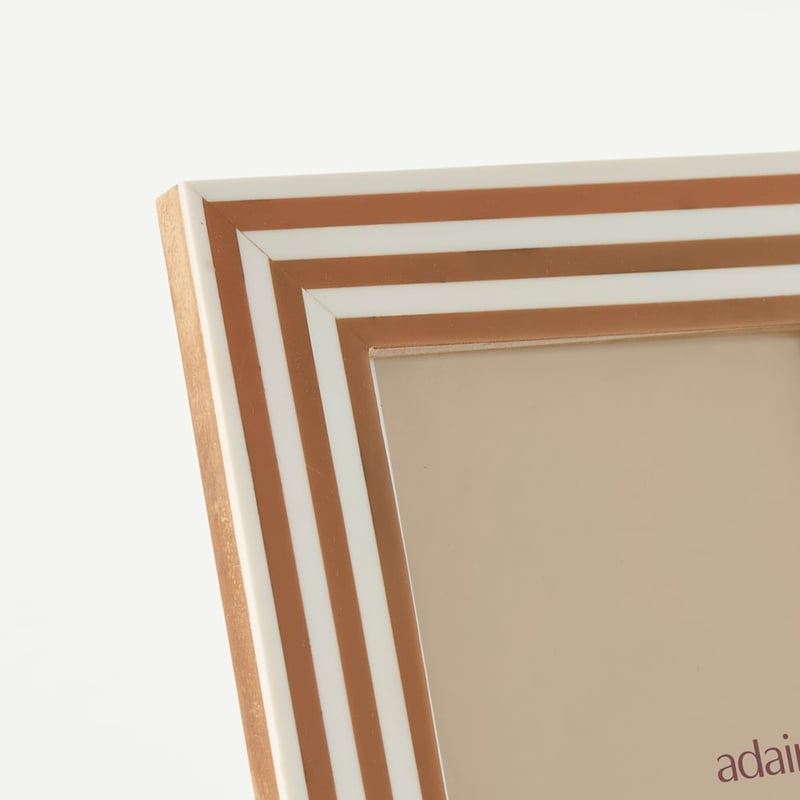 Capri Pecan Stripe Photo Frame