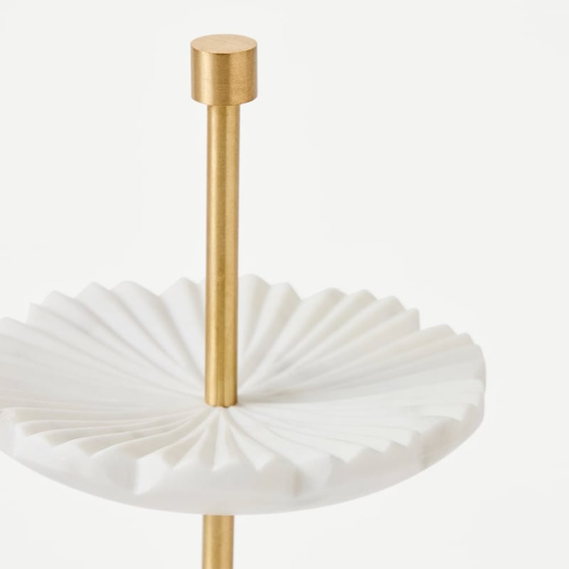 Lotus White Jewellery Stands