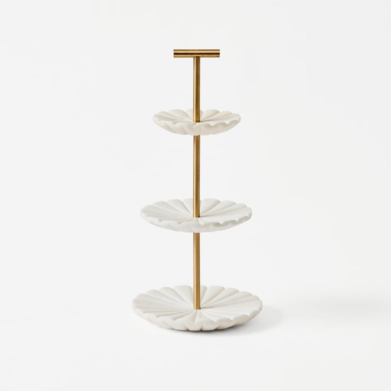 Lotus White Jewellery Stands