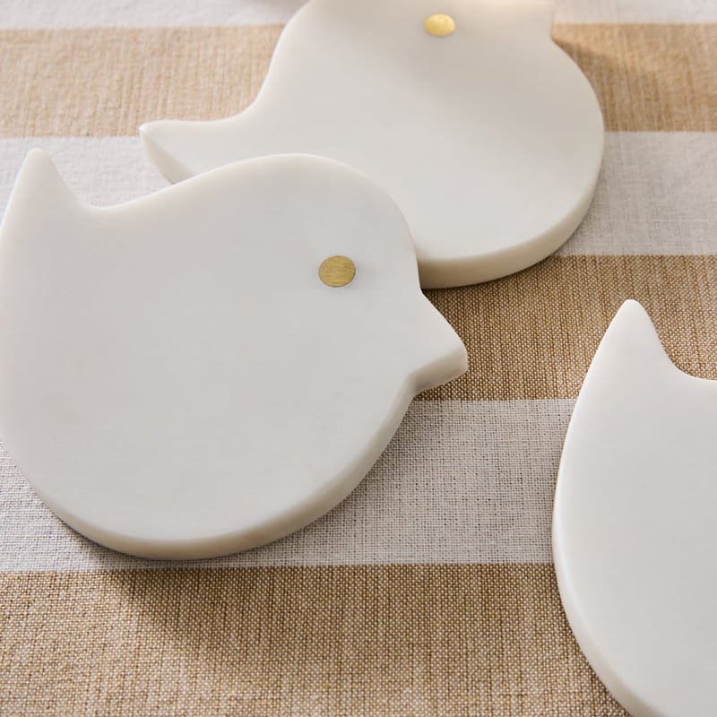 White Bird Coasters Pack of 4