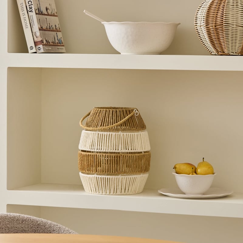 La Mer Natural & White Lantern