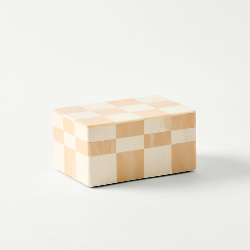 Seraphina Cream & Caramel Trinket Box