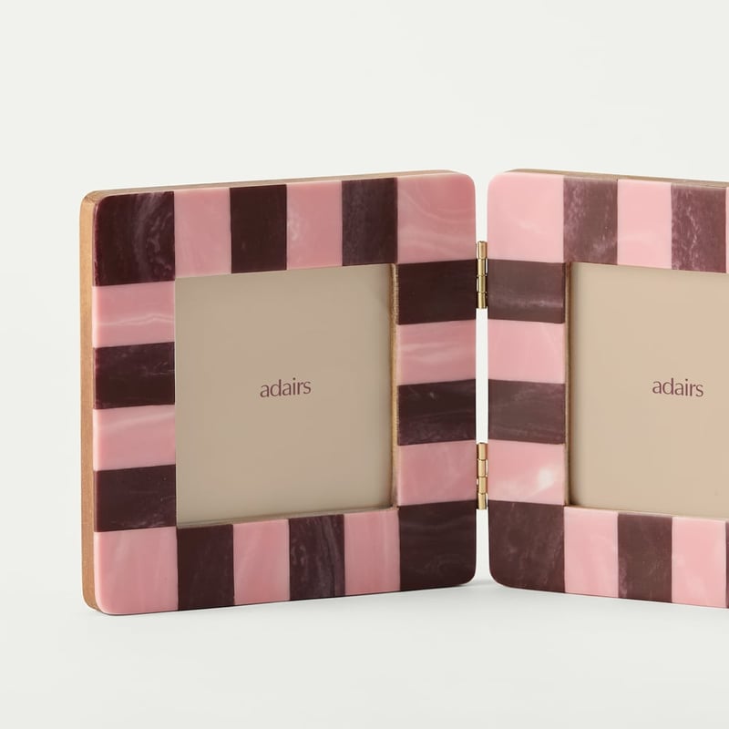 Seraphina Rose & Burgundy Double Frame