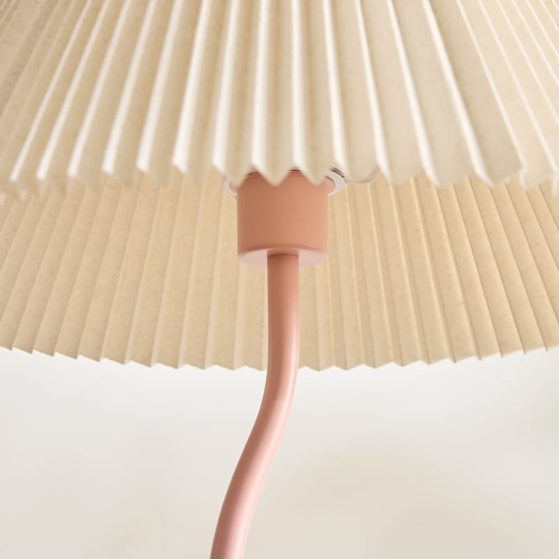 Catalina Rose Linen Floor Light