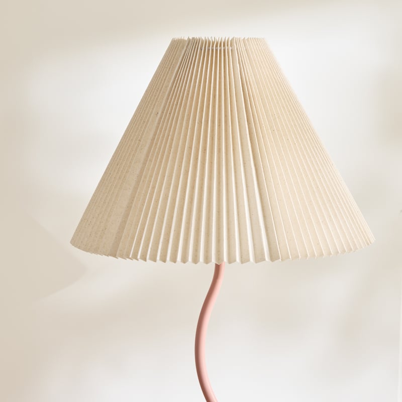 Catalina Rose Linen Floor Light