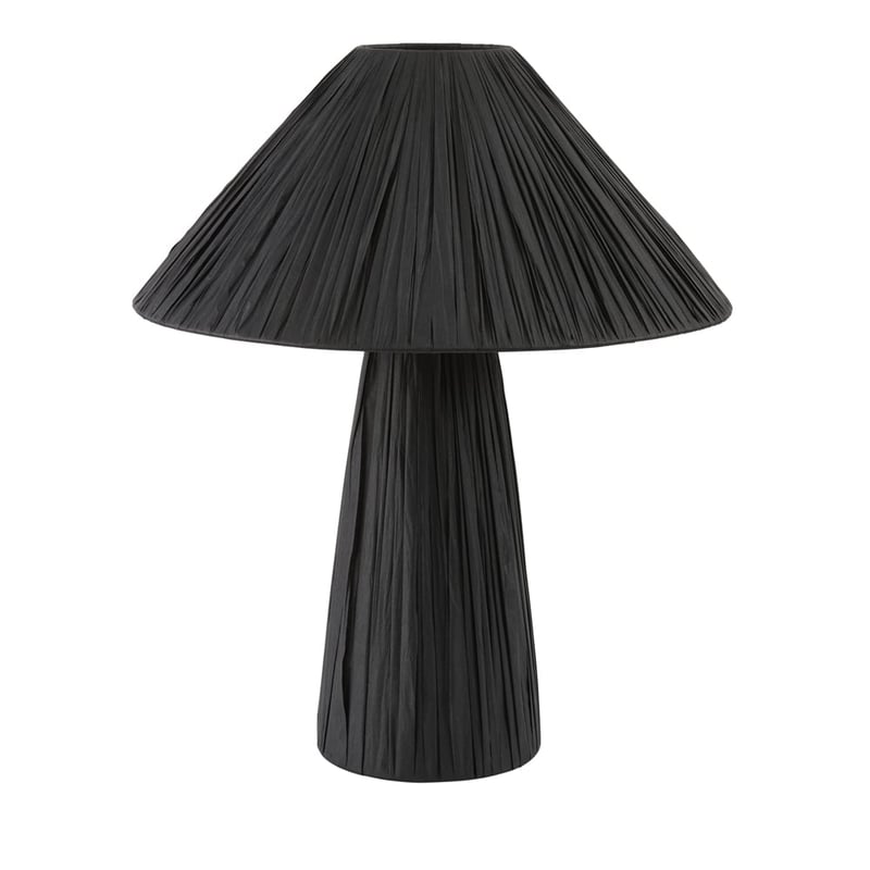 Paper Raffia Black Table Light